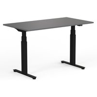 Yo Yo Wellness SMART Height Adjustable Standing Desk 100 x 60cm, Dark Grey