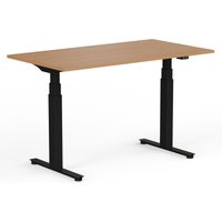 Yo Yo Wellness SMART Height Adjustable Standing Desk 180 x 80cm, Oak