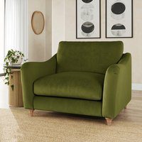 Hattie Matte Plush Velvet Snuggle Sofa