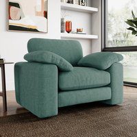 Magnus Vintage Soft Chenille Snuggle Sofa