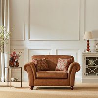 Angus Faux Leather Combo Snuggle Chair