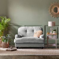 Martha Vintage Velvet Snuggle Chair