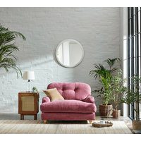 Martha Vintage Soft Chenille Snuggle Chair