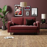 Zoe Velvet 2 Seater Sofa
