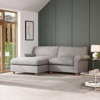 Rosa Soft Chenille Corner Chaise Sofa