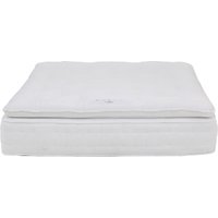Saratoga Fabric Super King Size Pillowtop Mattress In White