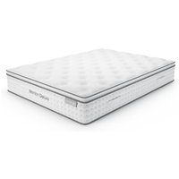 Diboll Fabric Double Mattress In White