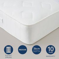 Fogarty Dreamy Comfort Memory Foam Top 1000 Pocket Sprung Mattress