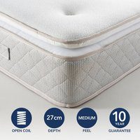 Fogarty Memory Foam Pillow Top Open Coil Mattress