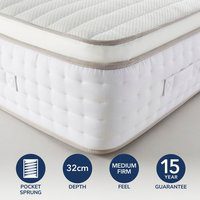 Hotel Gel Pillow Top 2000 Pocket Sprung Mattress