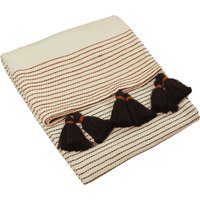 furn. Banda Throw - Red Cotton - One Size