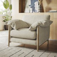 Hector Tonal Plush Chenille Snuggle Chair