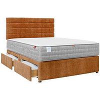 Airsprung Coolbliss Seasons 1000 Pocket Luxury Divan Bed With Storage Options - Headboard Included
