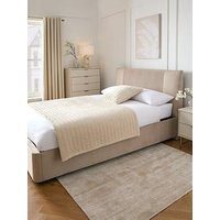 Very Home Serenity End Lift Up Storage Ottoman Bed With Mattress Options (Buy &Amp; Save!) - Bed Frame With Microquilt Mattress