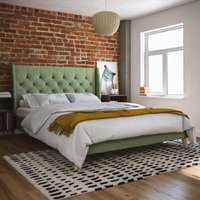 Novogratz Her Majesty Bed, Linen
