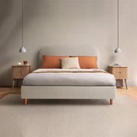 Silentnight Fara Bed Frame, Woven Fabric