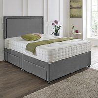 Seoul Headboard Divan Set - Choice of Mattress & Optional Storage