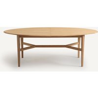 Tadame Solid Oak Extendable Dining Table (Seats 10)