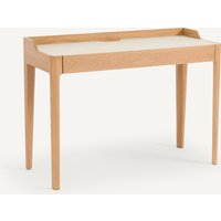 Junius Oak and Linoleum Desk, Designed By E. Gallina