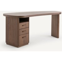 Pali Organically Shaped Walnut Desk