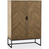 Nottingham 2 Door Pine Parquet Cabinet