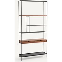 Tidder Walnut Shelving Unit