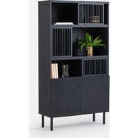 Bilbao Oak Veneered Storage Bookcase