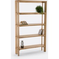 Signatures Elmo Solid Oak 5-Level Bookcase